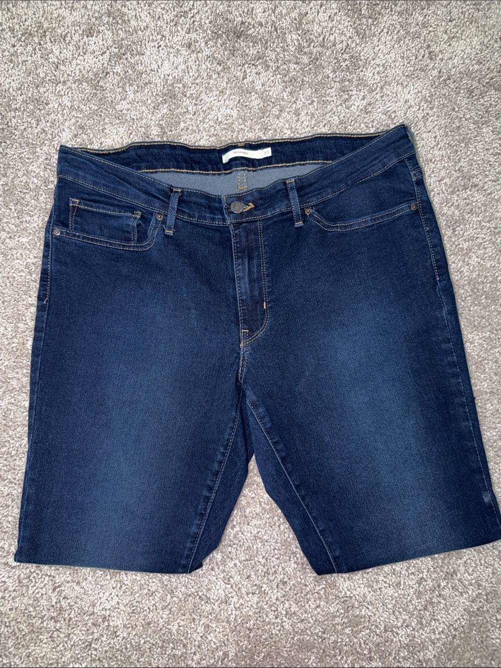 Levi's Dark Blue Boyfriend Jeans